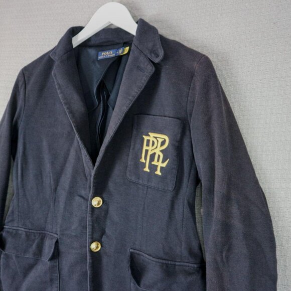 Polo Ralph Lauren Womens Nautical Embroidered Faded Blazer Tailored Jacket - Picture 4 of 7